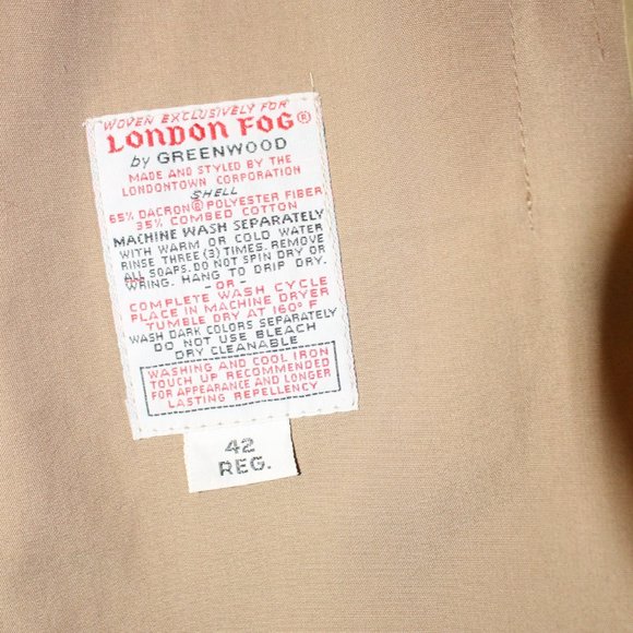 London Fog Trench/Overcoat - Picture 3 of 5